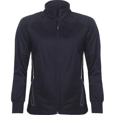  Soa 111895 - Performance - Female - Fulle - Zip - Top - Navywhite