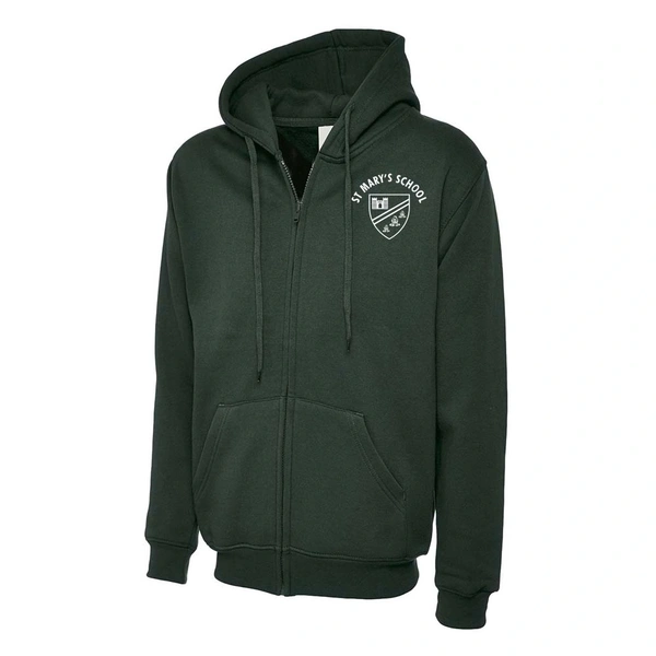  Green Zipped Hoodie