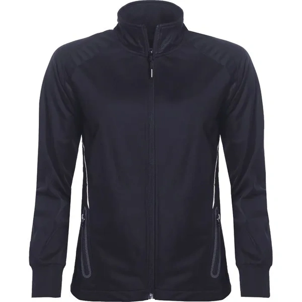  Soa 111895 - Performance - Female - Fulle - Zip - Top - Navywhite