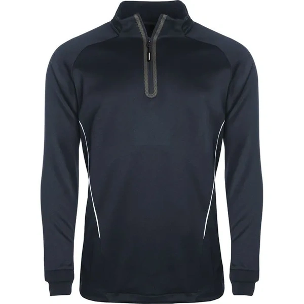  Soa  -  111891 - Performance - Qtr - Zip - Training - Top - Navywhite